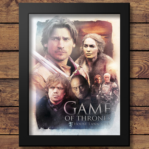 Quadrinho Decorativo - House Lannister